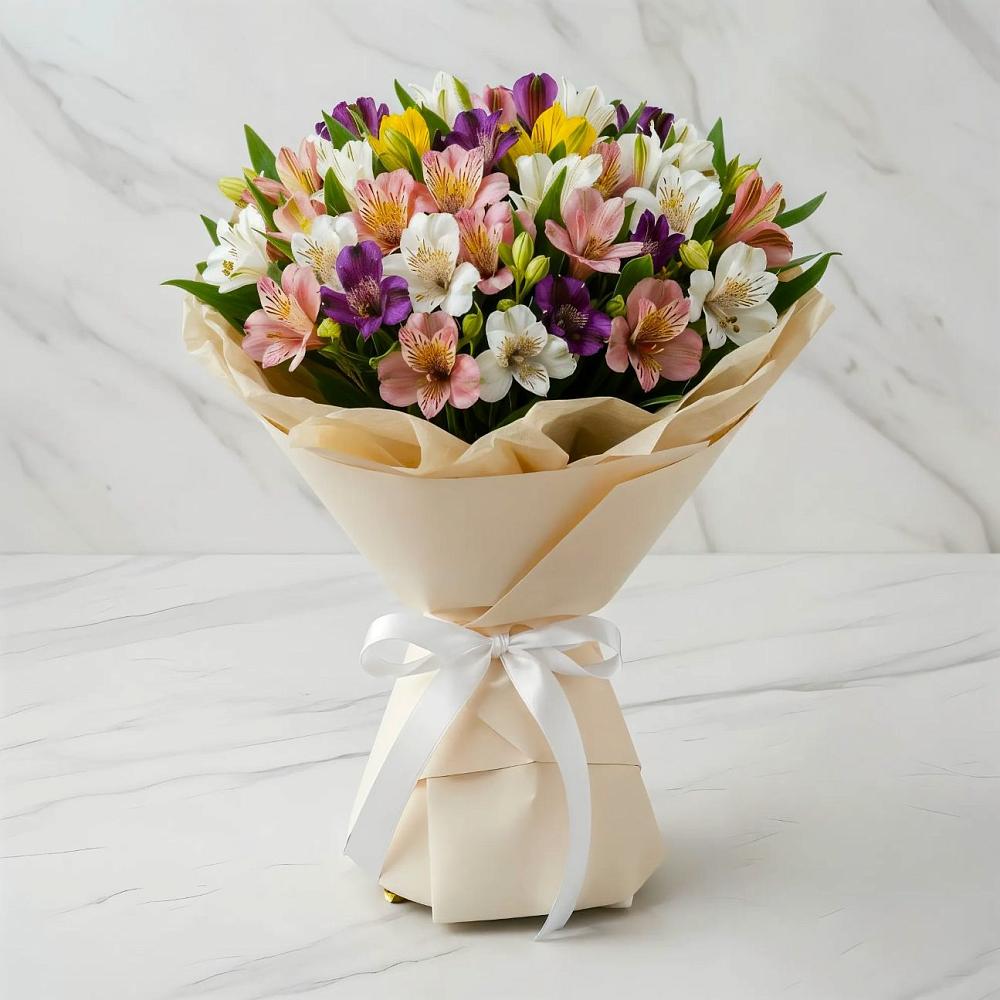 Букет цветов из: Альстромерии в Радужном Ханты-Мансийского АО