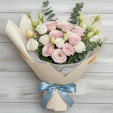 Букет цветов из:  Лизиантусы #REPLACE_PRED# Радужном Ханты-Мансийского АО