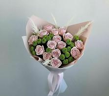 Букет цветов из:  Розы и Хризантемы в Радужном Ханты-Мансийского АО
