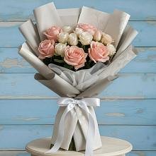 Букет цветов из:  Розы #REPLACE_PRED# Радужном Ханты-Мансийского АО