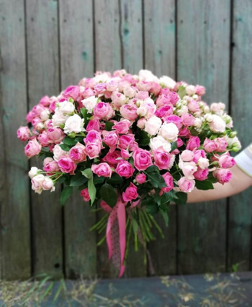 Букет Розовые кустовые розы Натали и Лав Лидия в Радужном Ханты-Мансийского АО