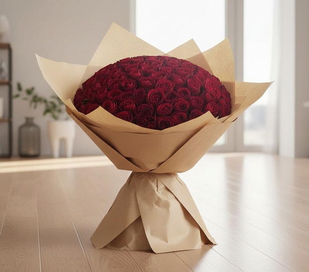 Букет 101 Красная роза в Радужном Ханты-Мансийского АО