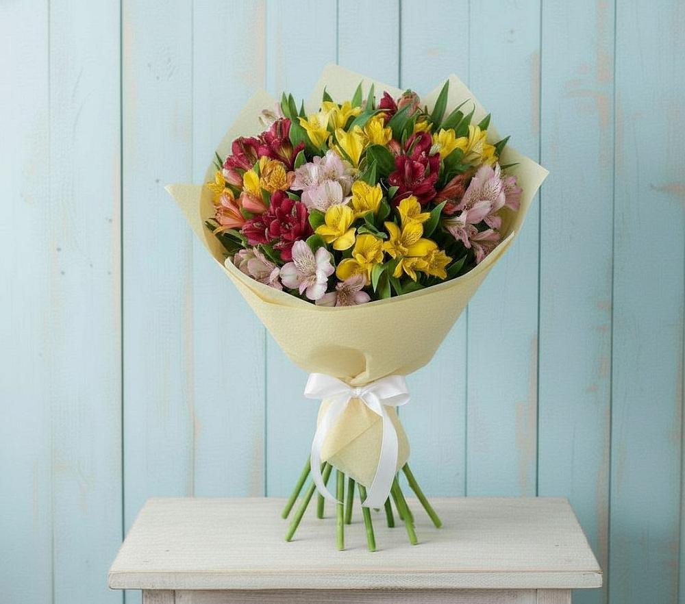 Букет цветов из: Альстромерии в Радужном Ханты-Мансийского АО